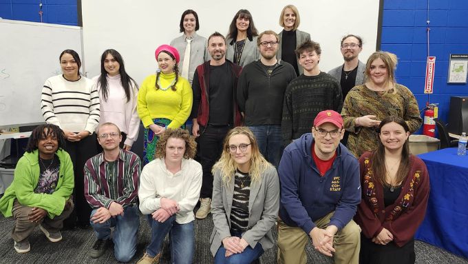 Group of students who participates in IFO film program