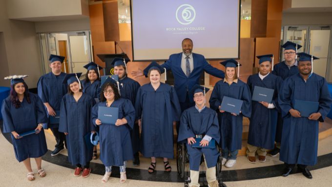 RVC President Dr. Howard Spearman with RAISE graduates