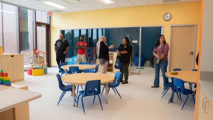 Community members in Early Childhood Education class