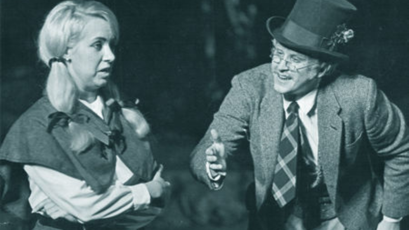 closeup of two actors during RVC Starlight Theatre's first performance