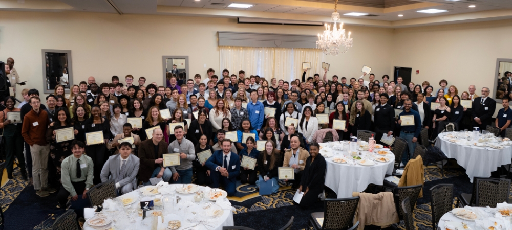group of scholarship recipients
